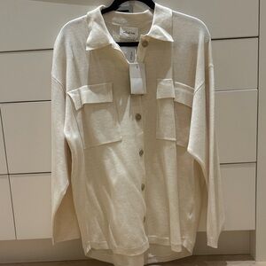 Wilfred Cream Button Down Shirt